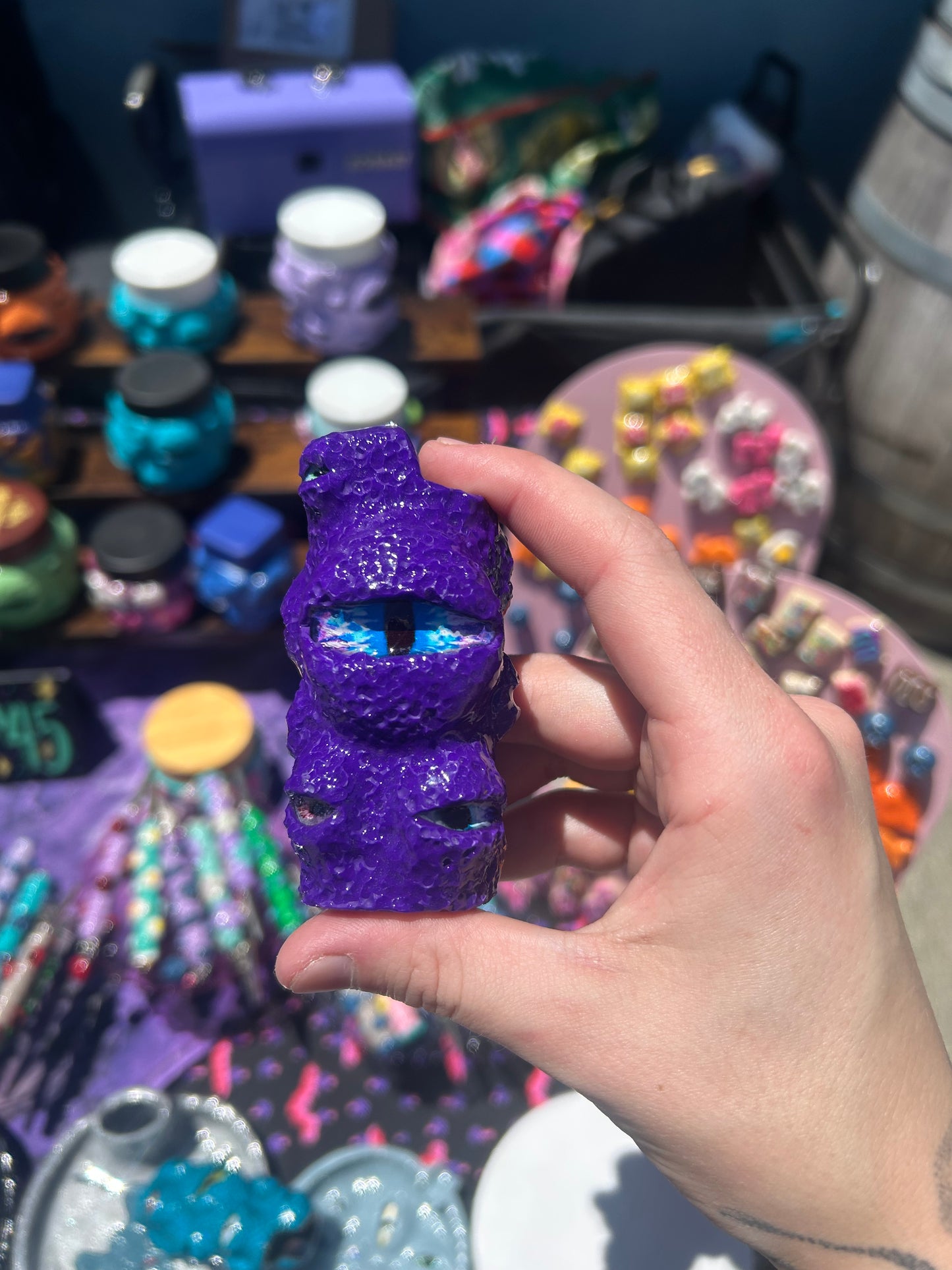 Trippy eye lighter case