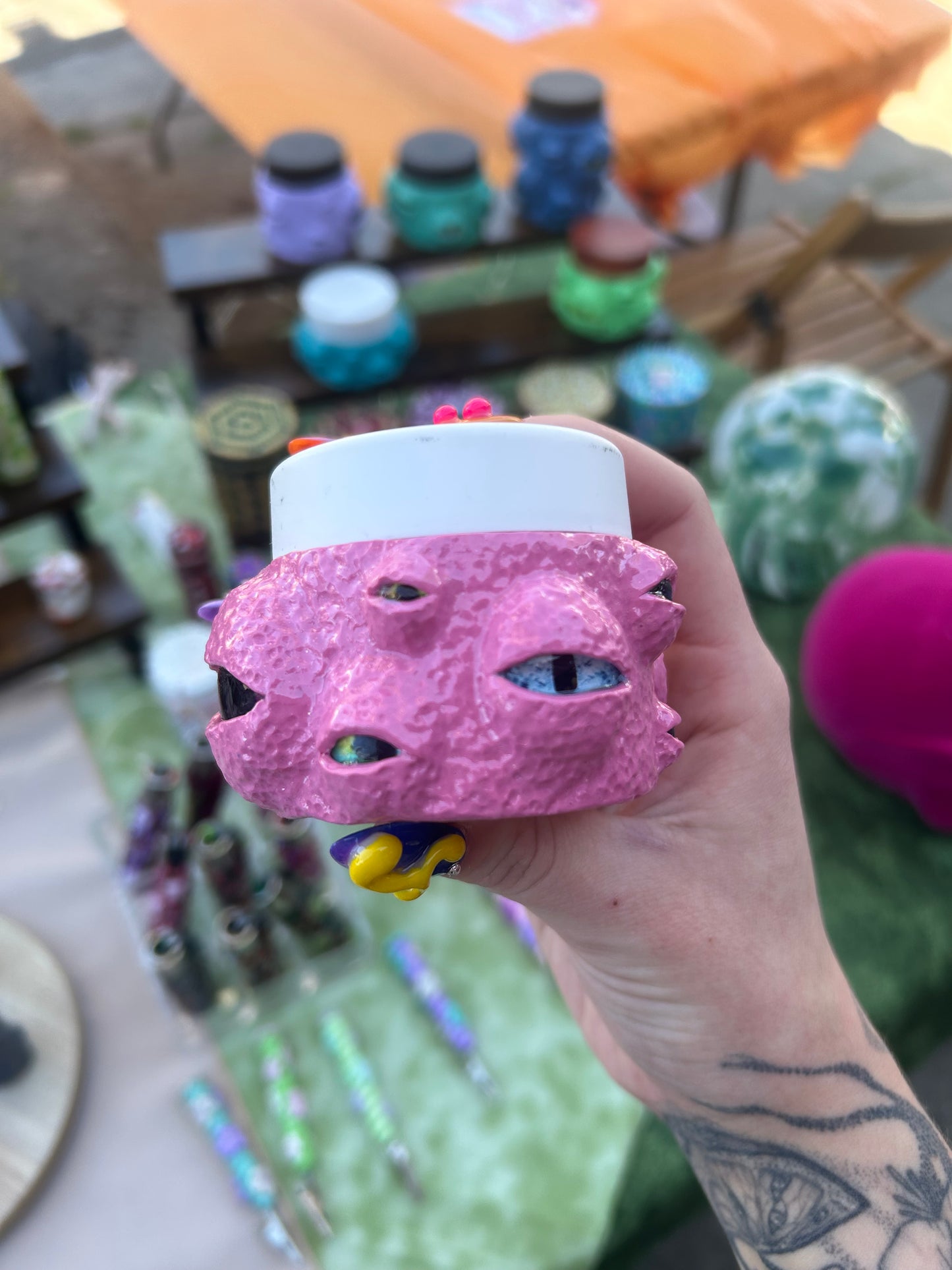 Trippy Eye Stash Jars 👁️