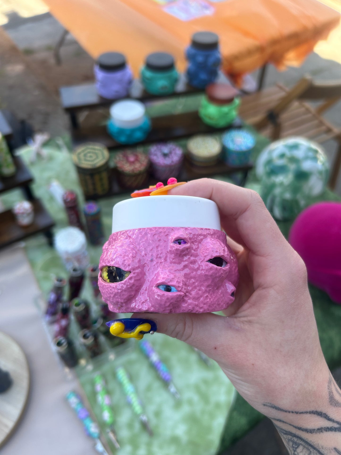 Trippy Eye Stash Jars 👁️