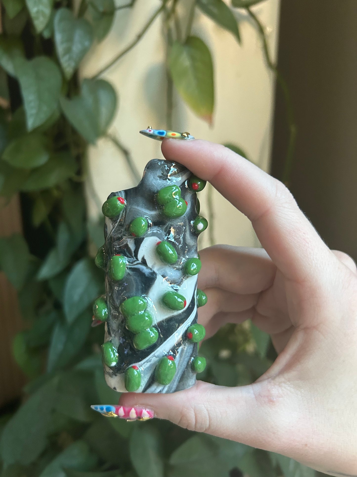 Olive Girly Lighter Case