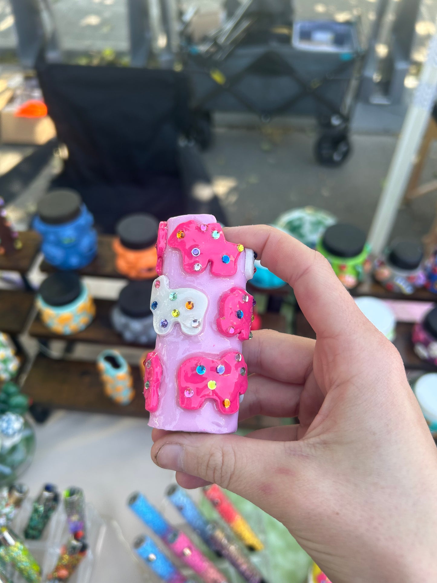 Large animal cookie lighter case