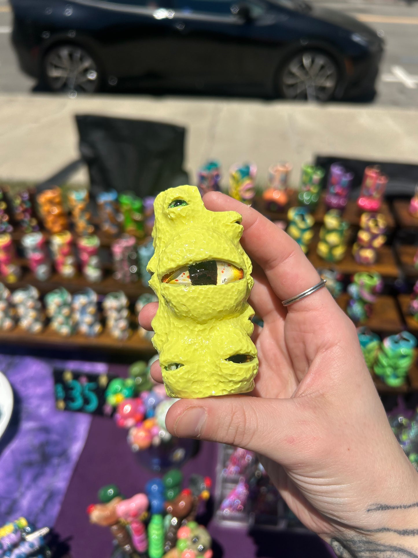 Trippy eye lighter case
