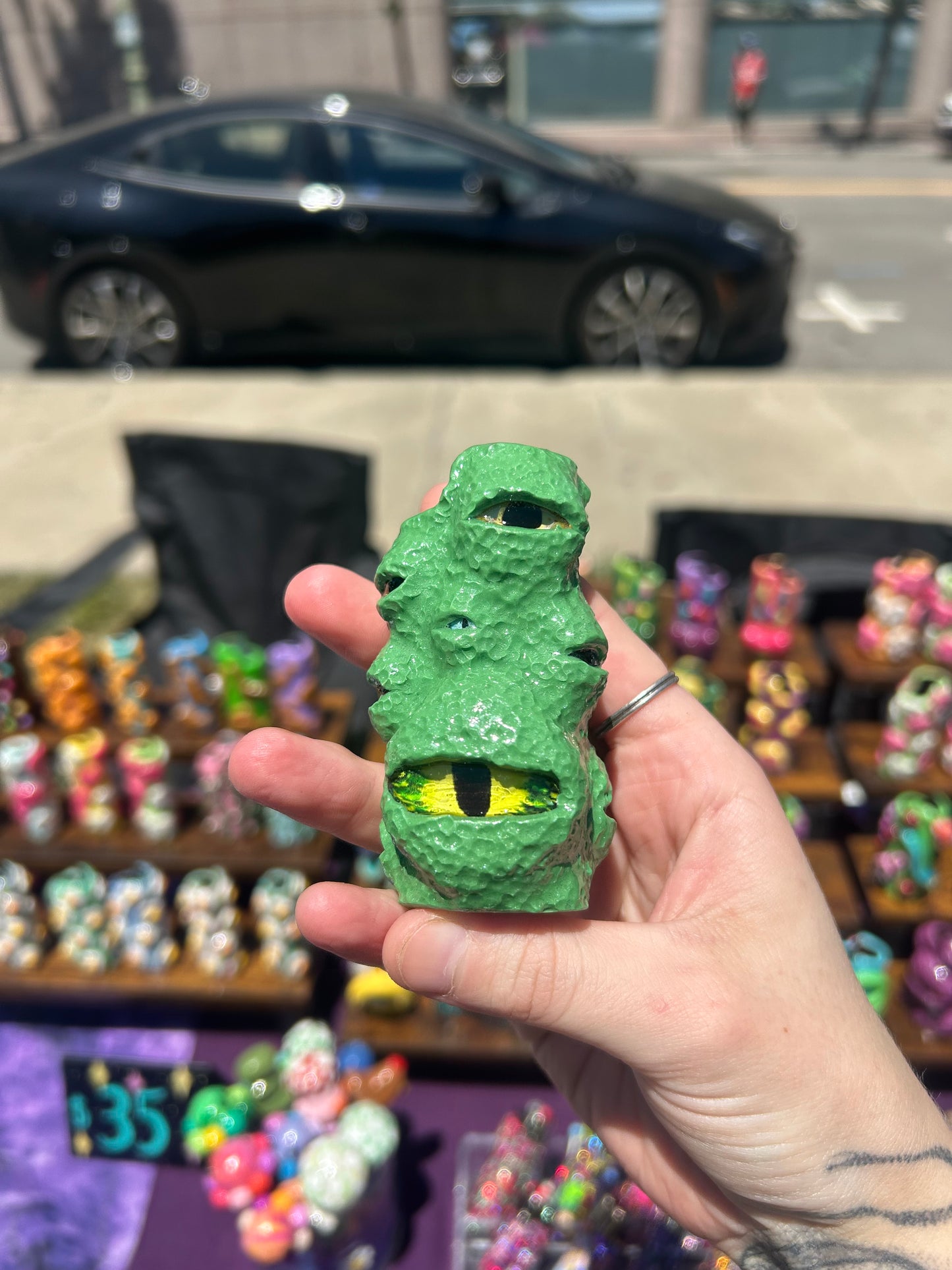 Trippy eye lighter case
