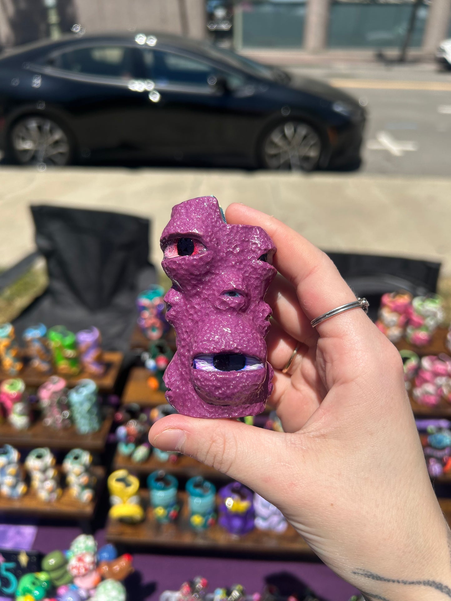 Trippy eye lighter case