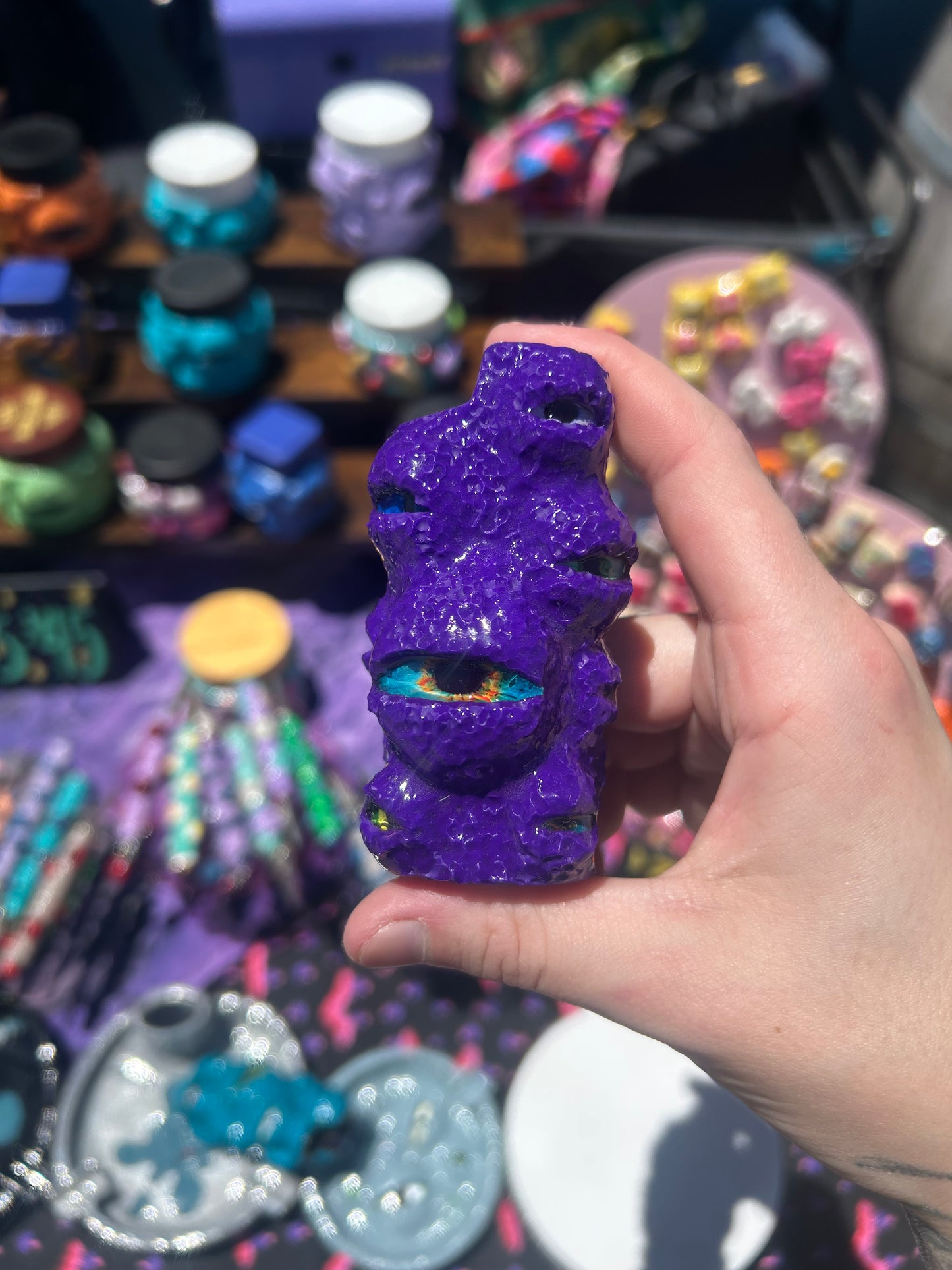 Trippy eye lighter case