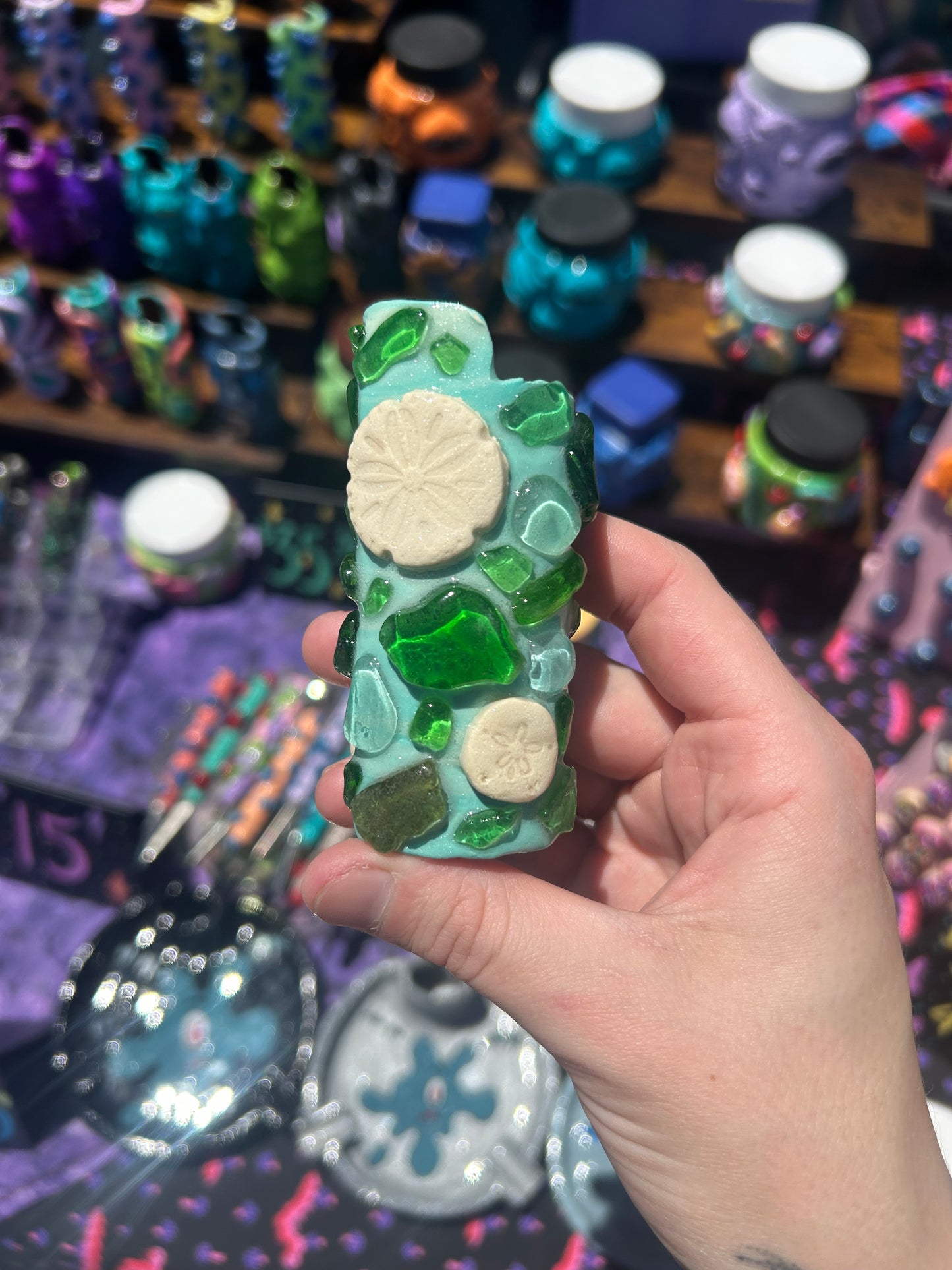 Sea Glass Lighter Case