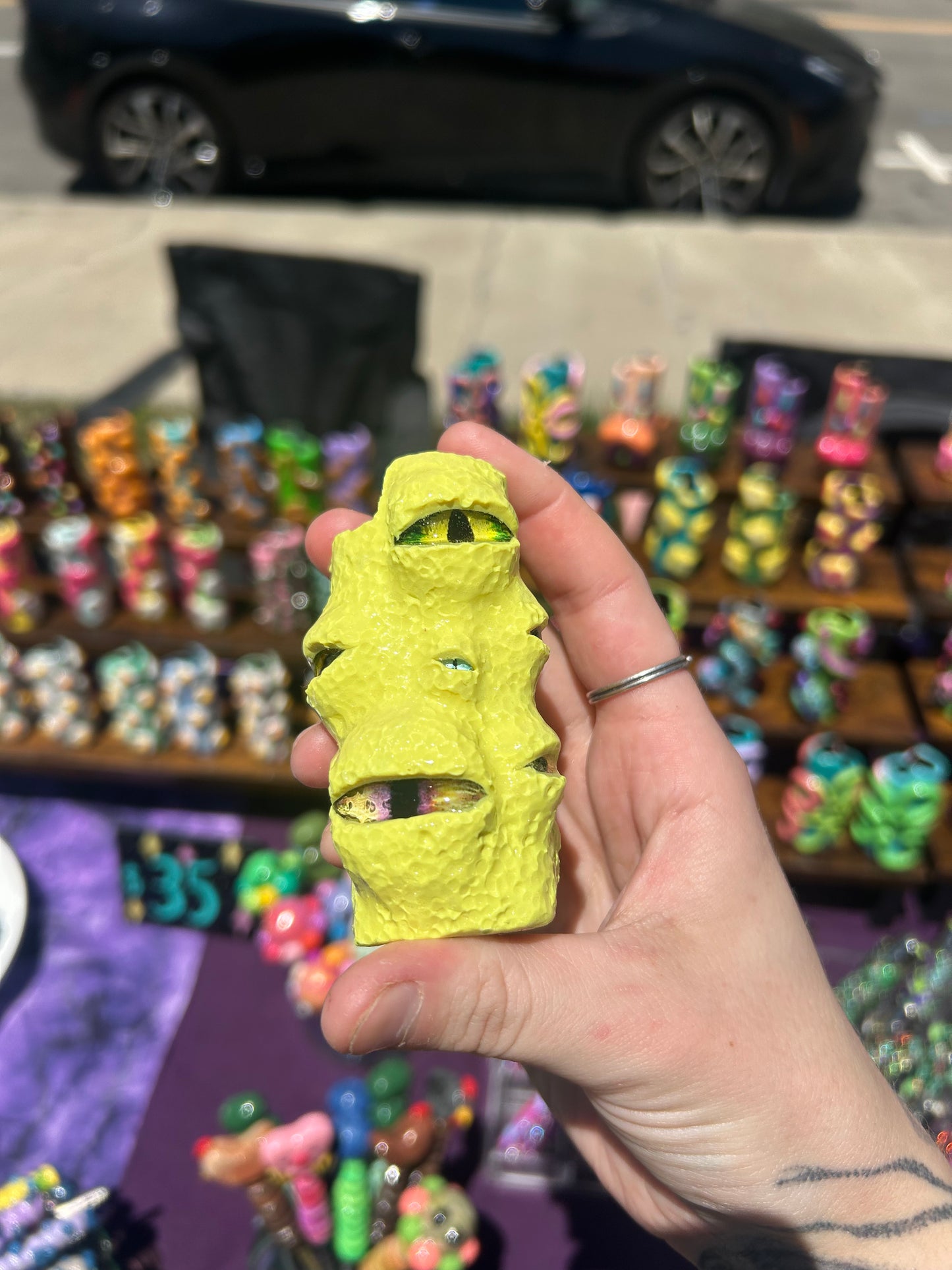 Trippy eye lighter case