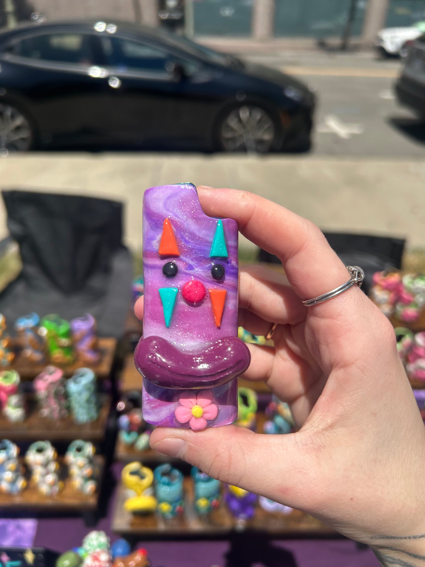 Smile/Frown Clown Lighter Cases