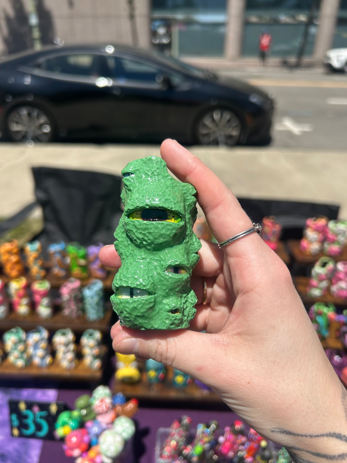 Trippy eye lighter case