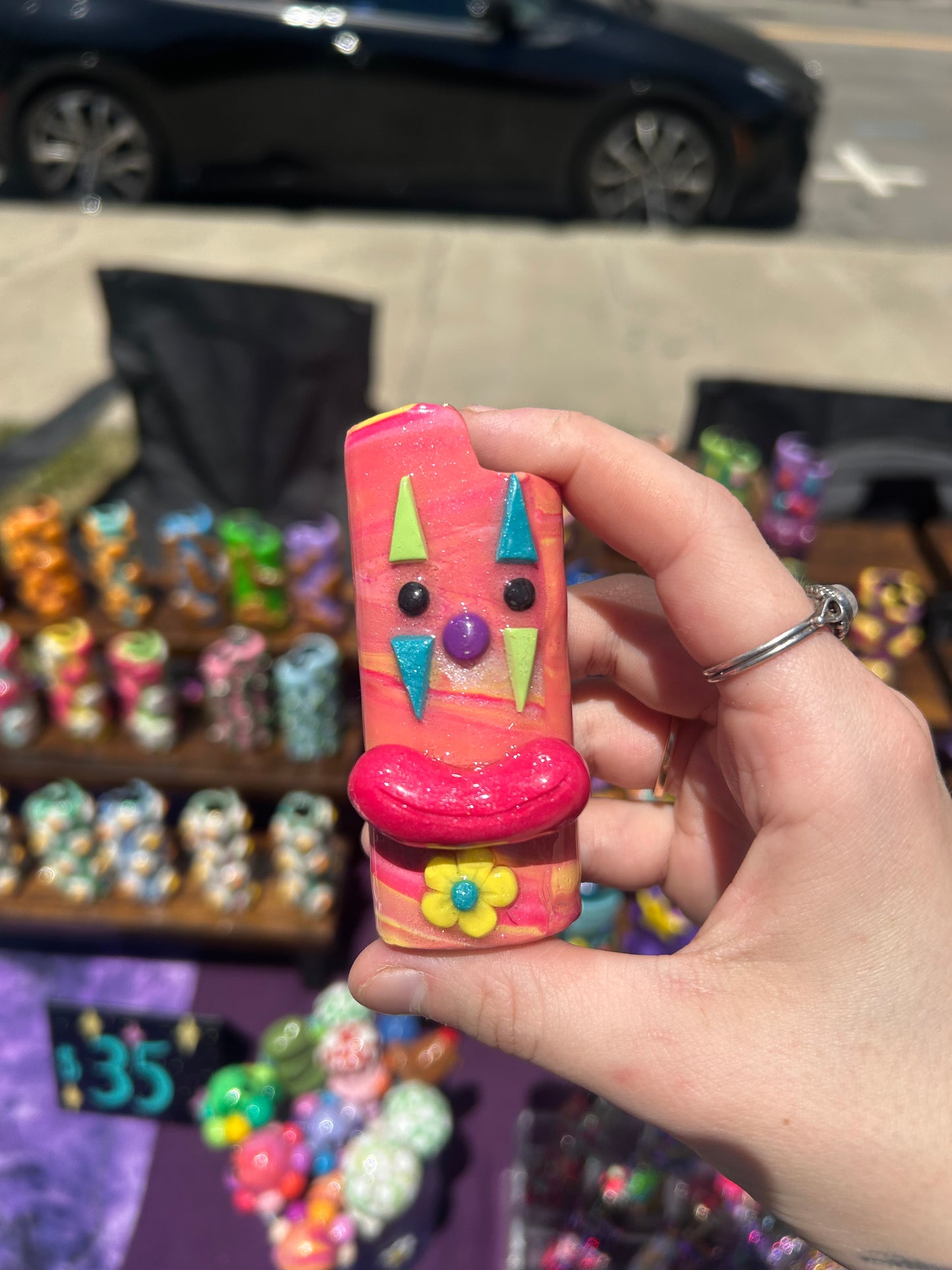 Smile/Frown Clown Lighter Cases