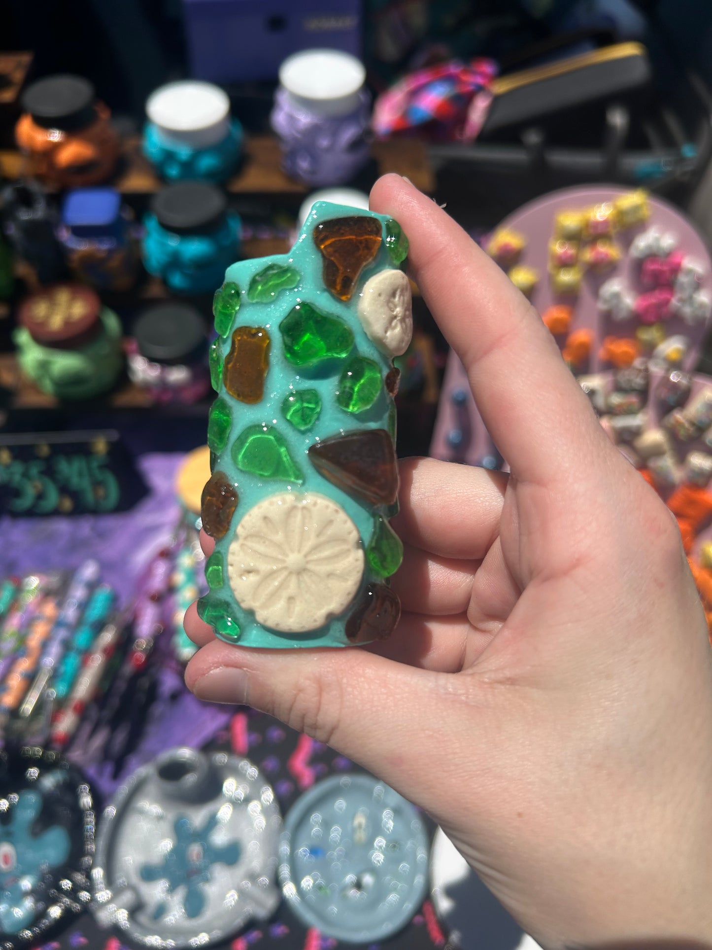 Sea Glass Lighter Case