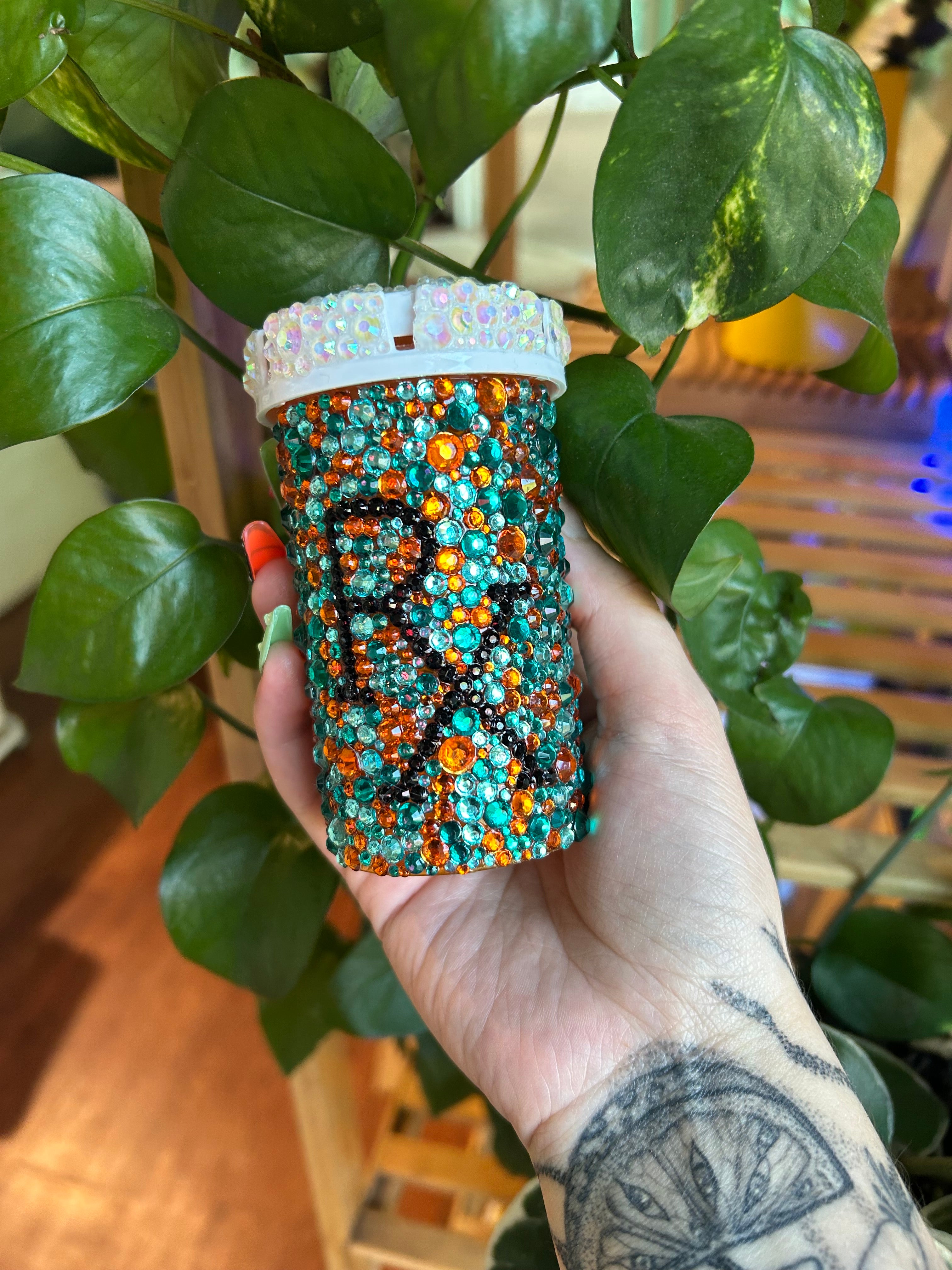 Blinged Rx Bottles – Blazed N’ Bedazzled